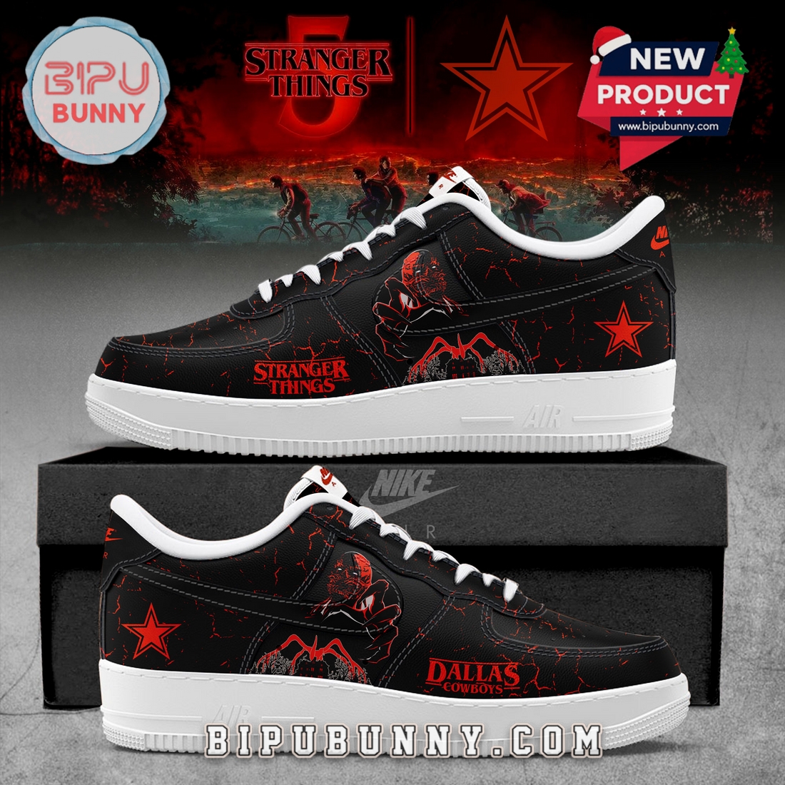 All Teams NFL x Stranger Things Limited AF1 Sneaker All Teams NFL x Stranger Things Limited AF1 Sneaker