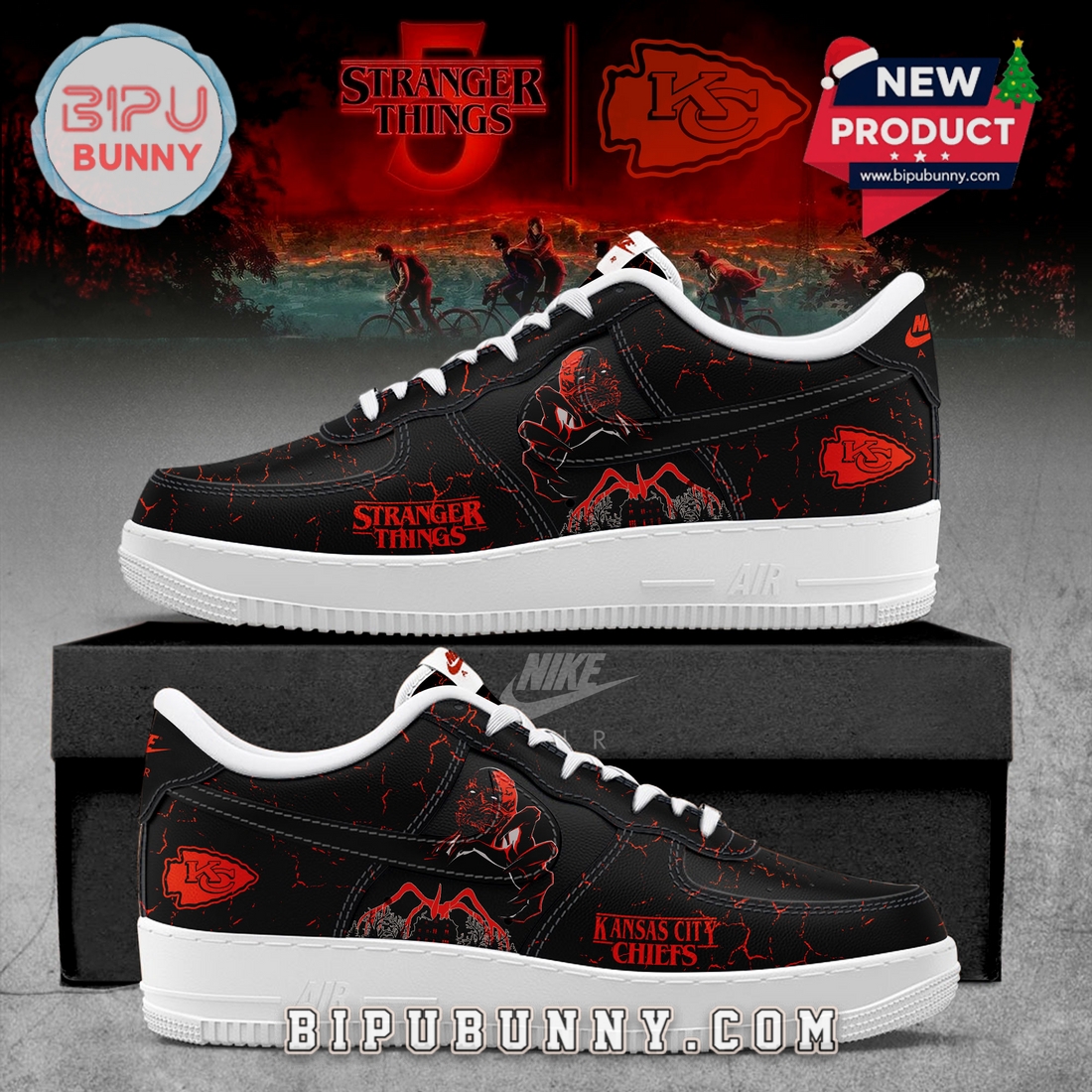 All Teams NFL x Stranger Things Limited AF1 Sneaker All Teams NFL x Stranger Things Limited AF1 Sneaker