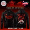 Dark horror hoodie for Philadelphia Eagles fans with Stranger Things Season 5 visuals and red cracked effects!