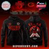 Green Bay Packers hoodie with Stranger Things Vecna design, red-on-black team branding, and supernatural artwork!
