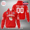 Kansas City Chiefs hoodie with historic logo and customizable back!