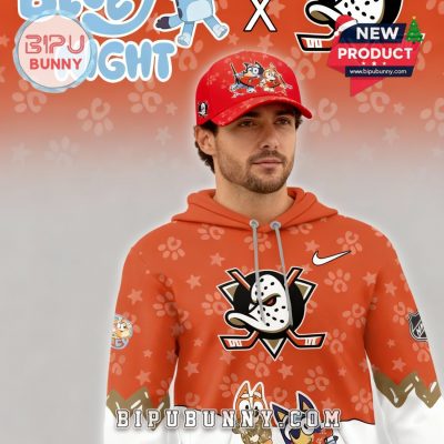 Anaheim Ducks NHL Bluey Night Limited Hoodie