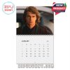January page of Anakin Skywalker calendar with character portrait and monthly grid!