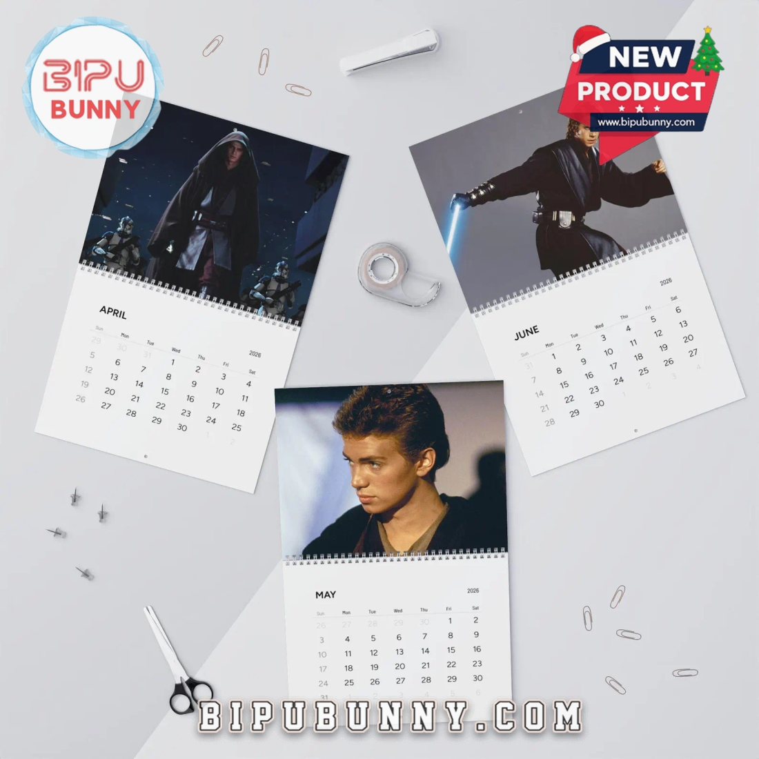 Anakin Skywalker 2026 Wall Calendar Anakin Skywalker 2026 Wall Calendar