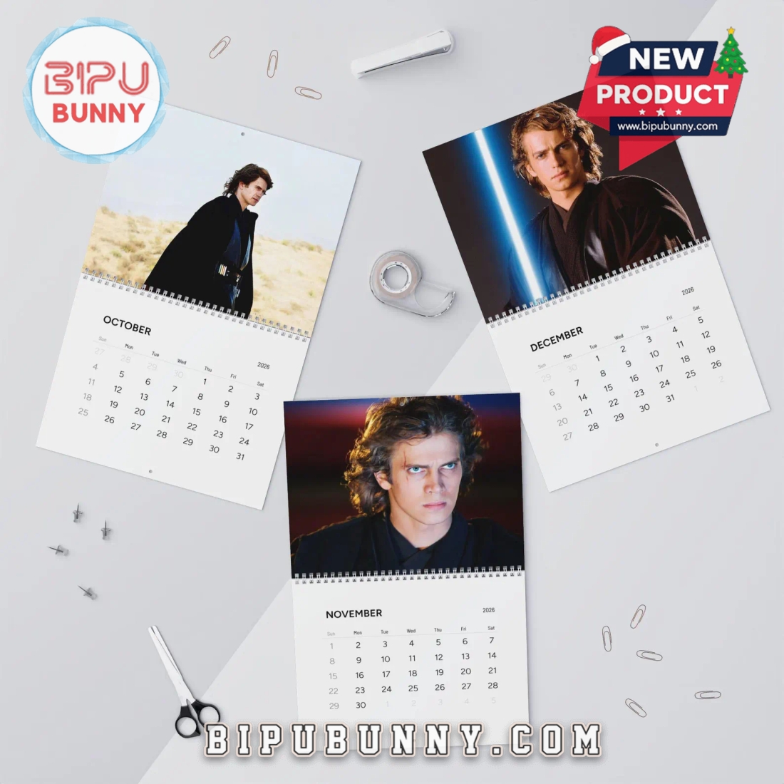 Anakin Skywalker 2026 Wall Calendar Anakin Skywalker 2026 Wall Calendar