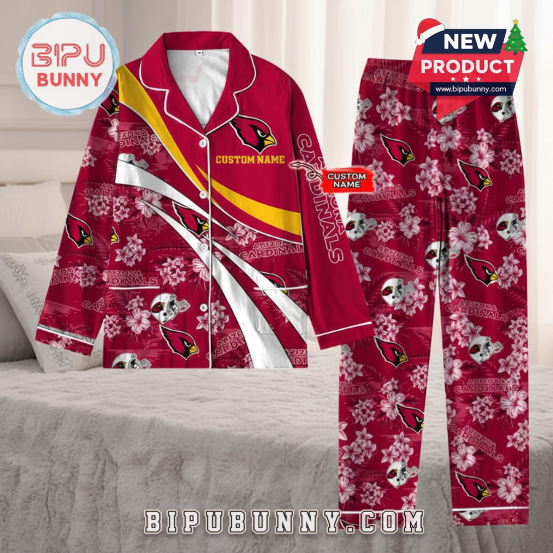 Arizona Cardinals Football Limited Edition Pajamas Set Arizona Cardinals Football Limited Edition Pajamas Set
