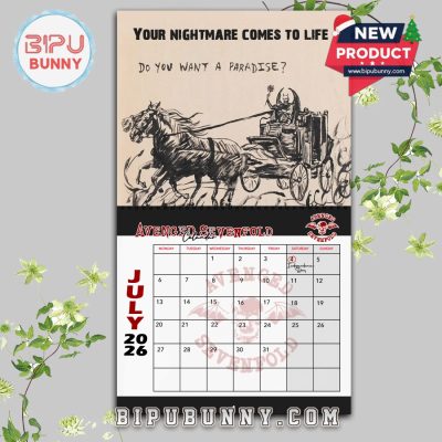 Avenged Sevenfold Wall Hanging Calendar 2026