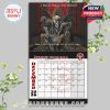 The final calendar page shows a regal undead figure and dark red lighting to close out the 2026 Avenged Sevenfold calendar with powerful imagery!