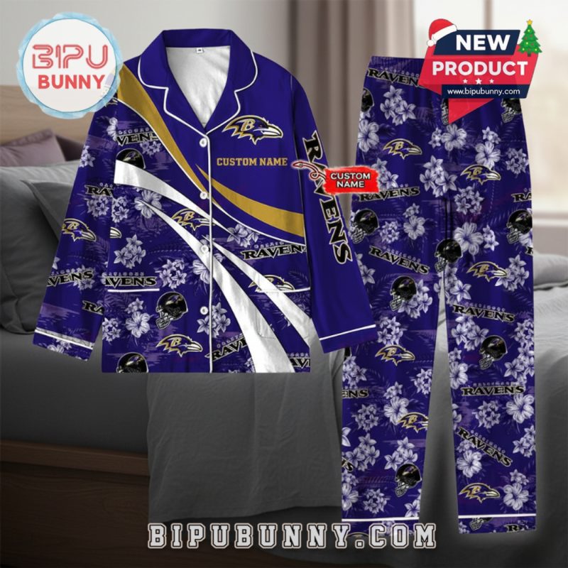 Baltimore Ravens Football Limited Edition Pajamas Set