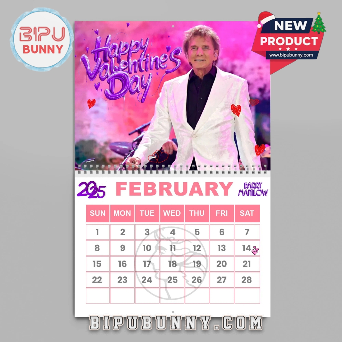 Barry Manilow Wall Calendar 2026 Barry Manilow Wall Calendar 2026