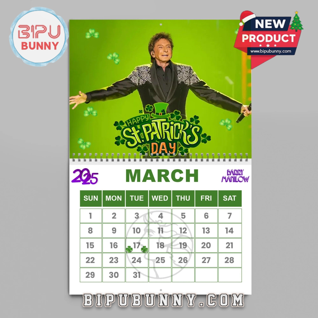 Barry Manilow Wall Calendar 2026 Barry Manilow Wall Calendar 2026