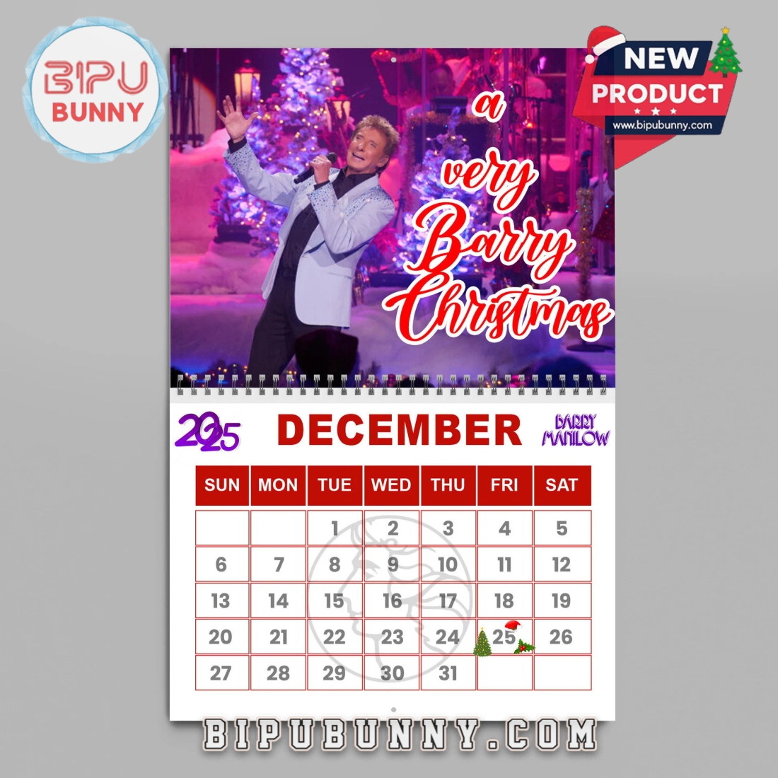 Barry Manilow Wall Calendar 2026 Barry Manilow Wall Calendar 2026