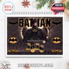 Batman 2026 calendar cover art with intense black and gold tones, bold typography, bat emblems, and a strong Gotham theme for a striking first impression!