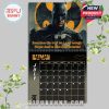 Batman July 2026 calendar page built around a theme of trust, with symbolic Bat-Signal imagery and a statement about moral strength!