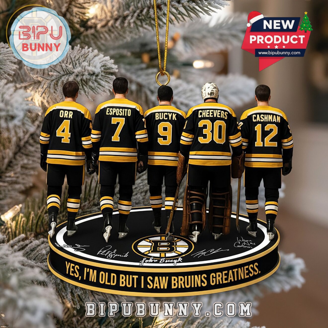 Boston Bruins 2025 Christmas Ornament Boston Bruins 2025 Christmas Ornament