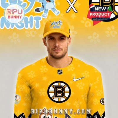 Boston Bruins NHL Bluey Night Limited Hockey Jersey