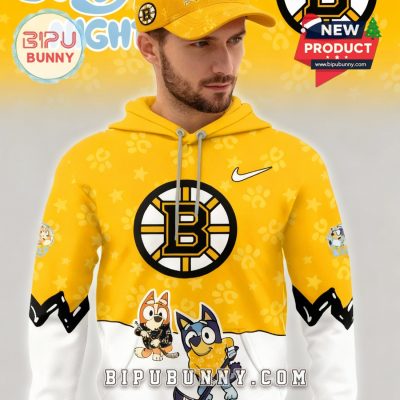 Boston Bruins NHL Bluey Night Limited Hoodie
