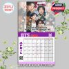 BTS April 2026 calendar page centered on RM with elegant photo collage, poetic message, and nature-inspired theme.