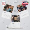 Three-month layout from the Buddie 2026 calendar featuring moments of emotional connection, teamwork, and humor among two firefighter characters.