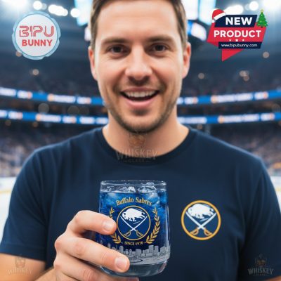 Buffalo Sabres 56th Anniversary Whisky Glass