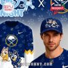 Buffalo Sabres Bluey Night hockey jersey and cap with cartoon dogs!