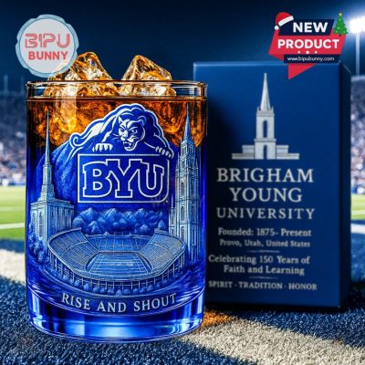 BYU 150th Anniversary Whiskey Glass