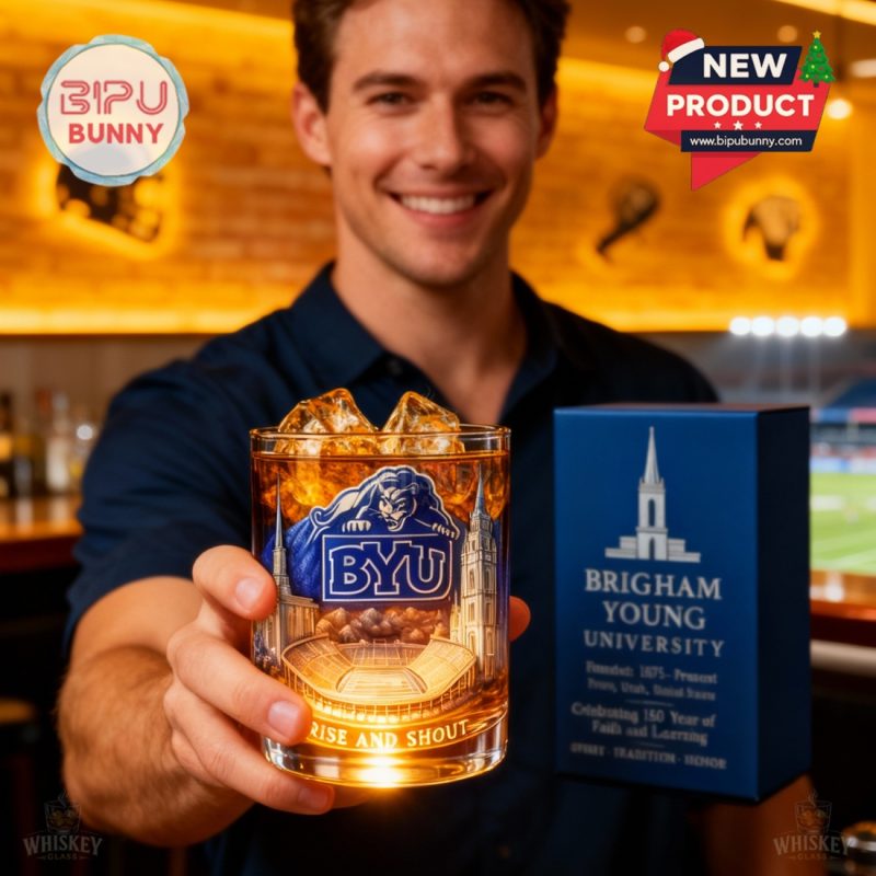 BYU 150th Anniversary Whiskey Glass
