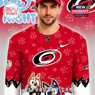 Carolina Hurricanes NHL Bluey Night Limited Hockey Jersey