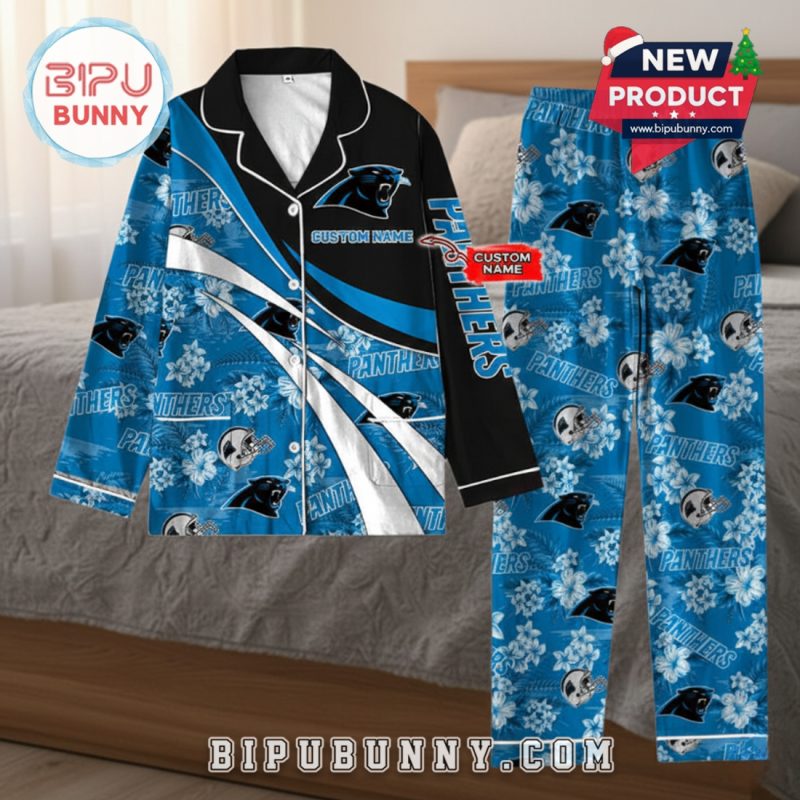 Carolina Panthers Football Limited Edition Pajamas Set