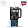 Carolina Panthers mug back design with team branding, motivational text, and stylized checklist that adds personality to your daily drink.