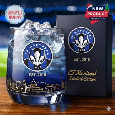 CF Montréal Whiskey Glass
