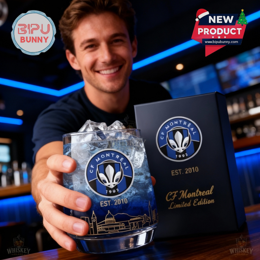 CF Montréal Whiskey Glass CF Montréal Whiskey Glass