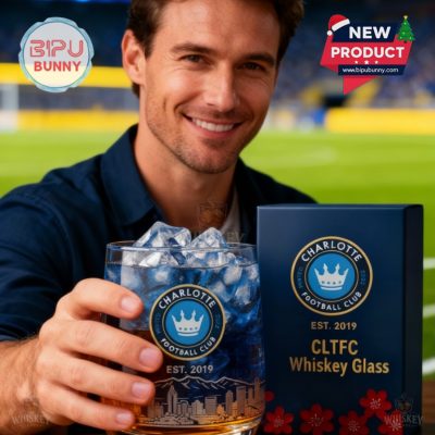 Charlotte FC Whiskey Glass