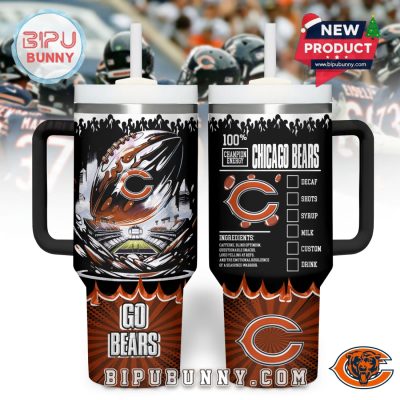 Chicago Bears NFL Champion Energy Tumbler 40oz