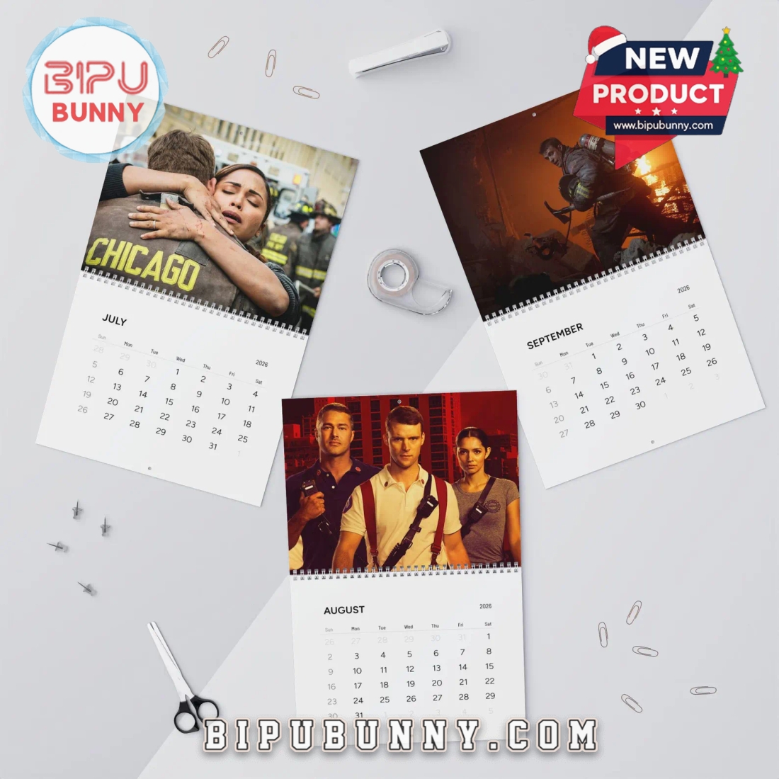Chicago Fire Wall Calendar 2026 Chicago Fire Wall Calendar 2026