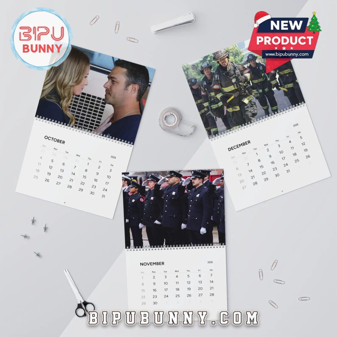 Chicago Fire Wall Calendar 2026 Chicago Fire Wall Calendar 2026
