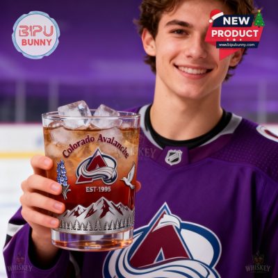 Colorado Avalanche 31st Anniversary Whiskey Glass