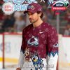 Bluey x Colorado Avalanche hockey jersey at the rink!