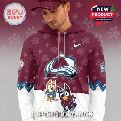 Colorado Avalanche NHL Bluey Night Limited Hoodie