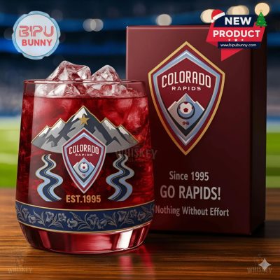 Colorado Rapids Whiskey Glass