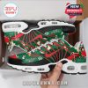 In-box view of CR7 holiday sneakers with colorful side designs, patterns, and visible cushioning!