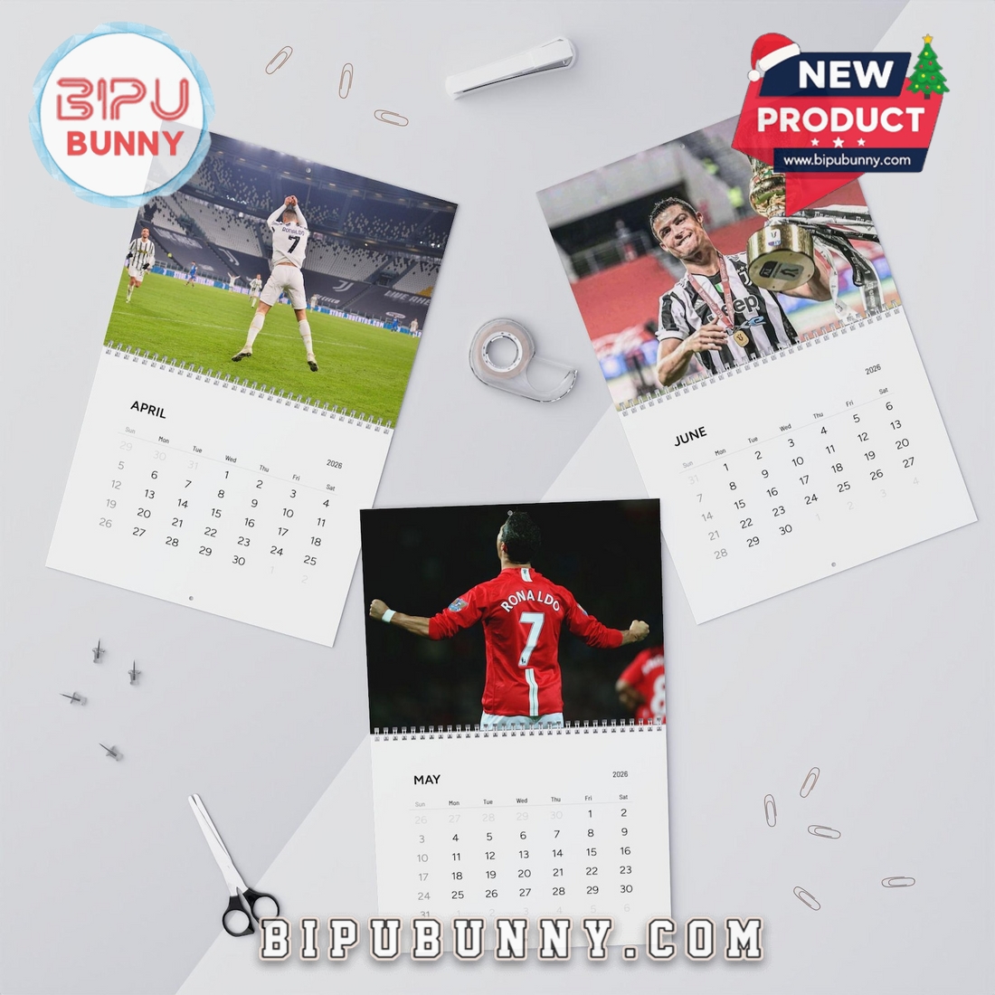 Cristiano Ronaldo Wall Calendar 2026 Cristiano Ronaldo Wall Calendar 2026