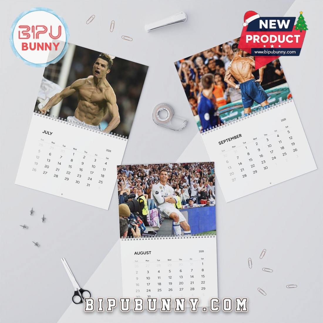 Cristiano Ronaldo Wall Calendar 2026 Cristiano Ronaldo Wall Calendar 2026