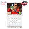 January 2026 calendar design celebrating Ronaldo’s win with Portugal, highlighting a memorable and joyful moment.