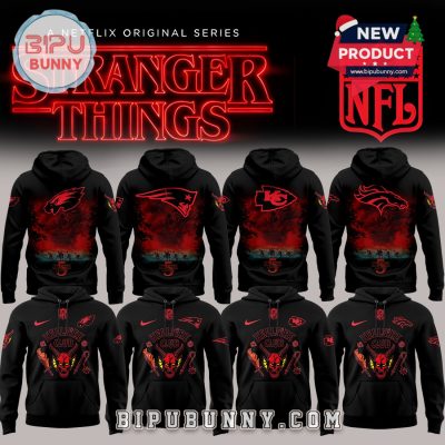 Custom Teams NFL x Stranger Things Hoodie Limited Edition