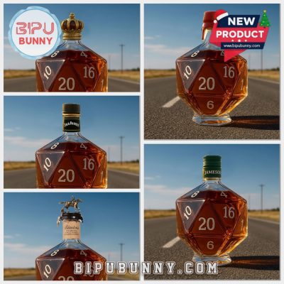 D20 Whiskey Glass Whiskey Decanter