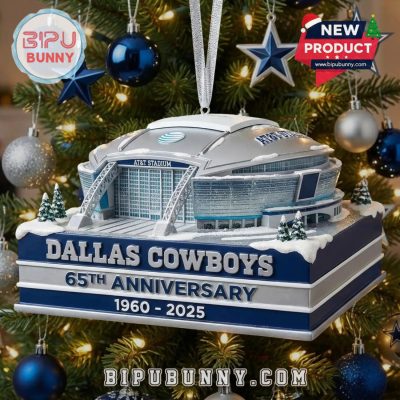 Dallas Cowboys 65th Anniversary Stadium Ornament