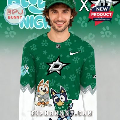 Dallas Stars NHL Bluey Night Limited Hockey Jersey