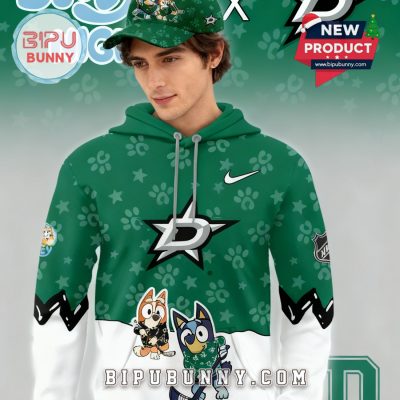 Dallas Stars NHL Bluey Night Limited Hoodie
