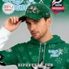 Bluey Night green cap and hoodie combo featuring Dallas Stars hockey-themed cartoon characters!